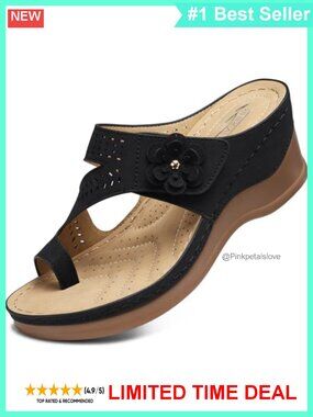 Women's Comfortable Wedge Sandals Slip-On Platform Bohemian Summer Shoes